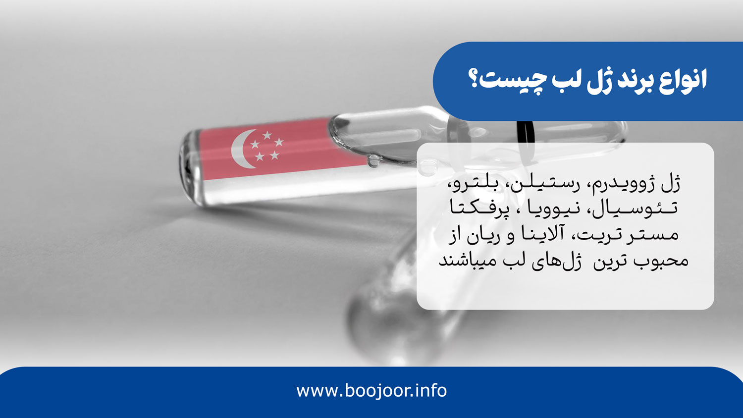 انواع برند ژل لب