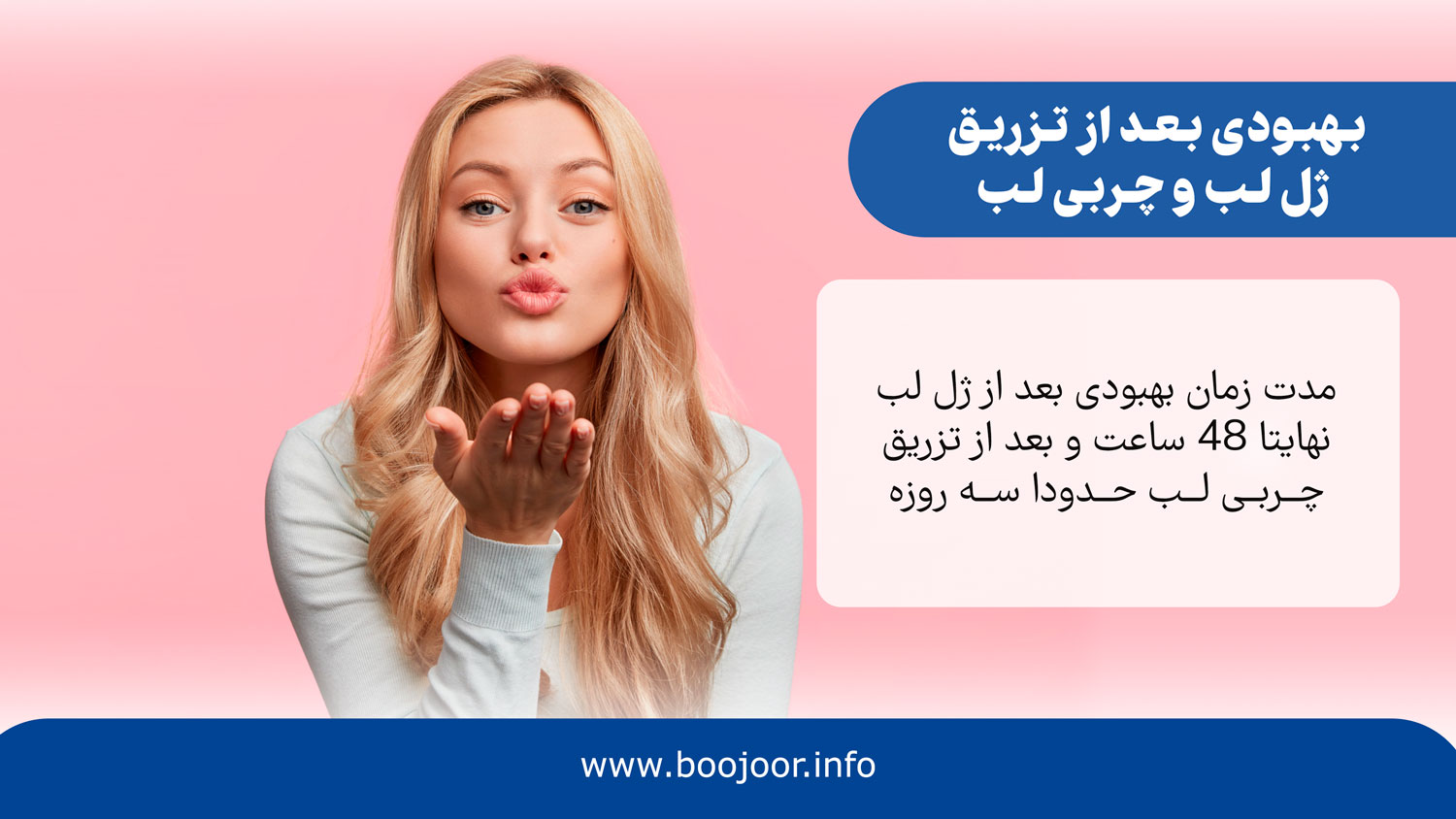 بهبودی بعد از تزریق ژل لب و چربی لب