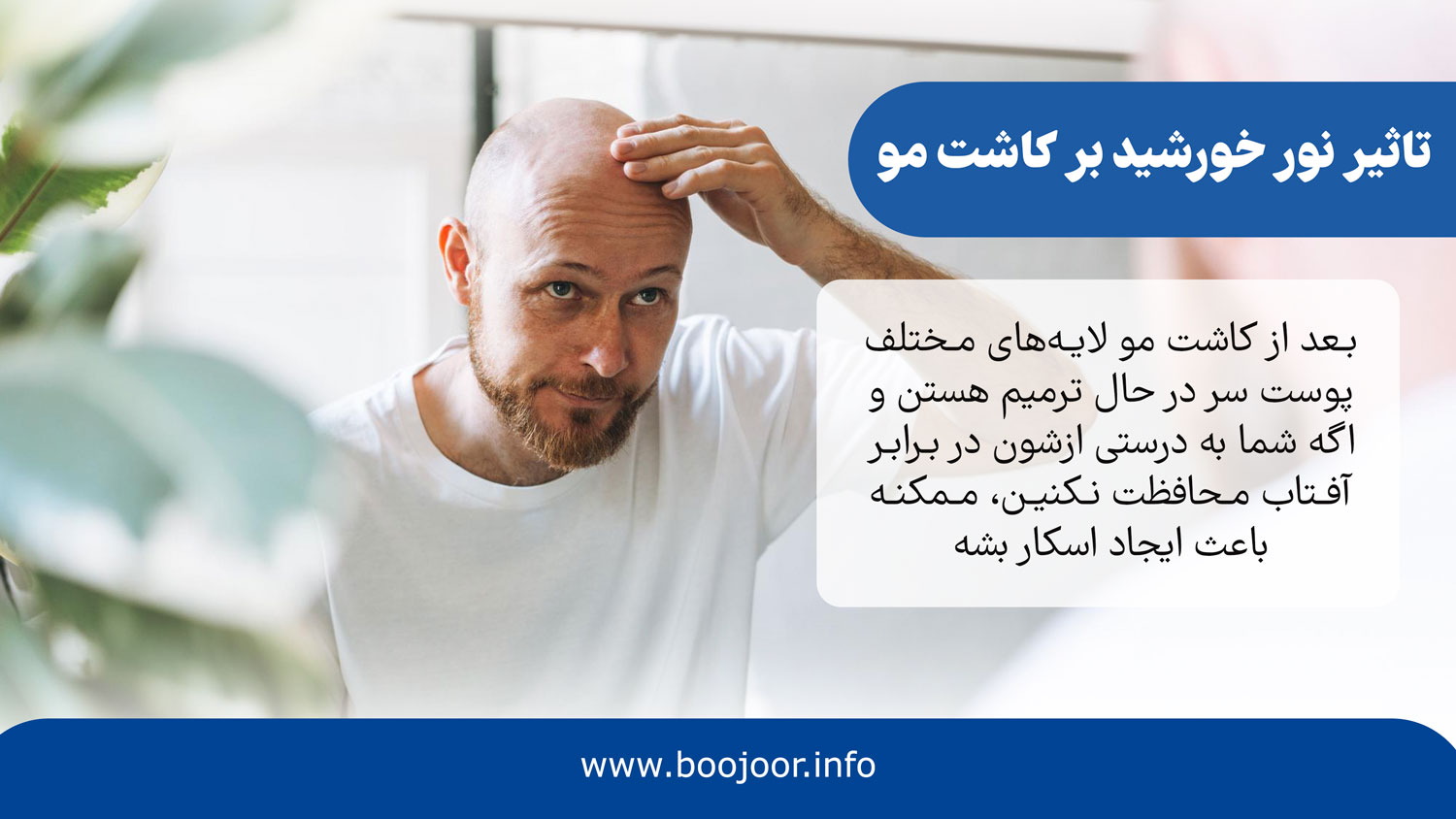 تاثیر نور خورشید بر کاشت مو