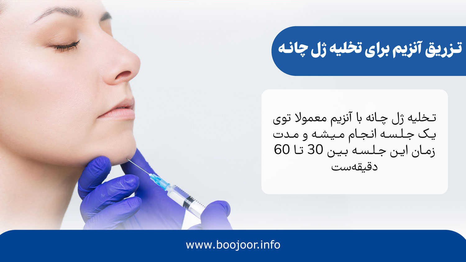 تزریق آنزیم برای تخلیه ژل چانه