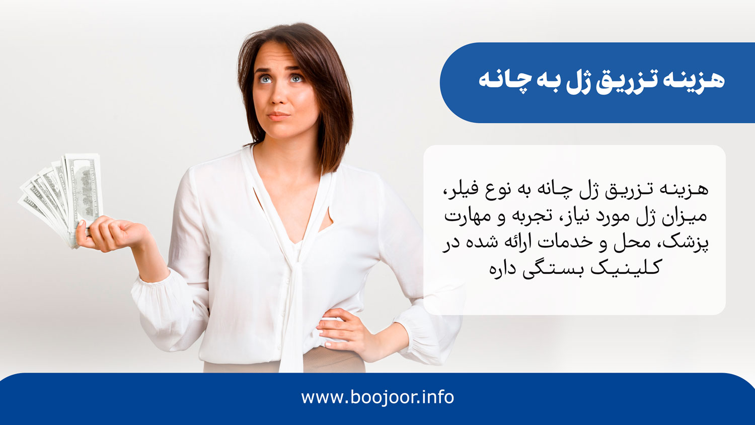 هزینه تزریق ژل به چانه