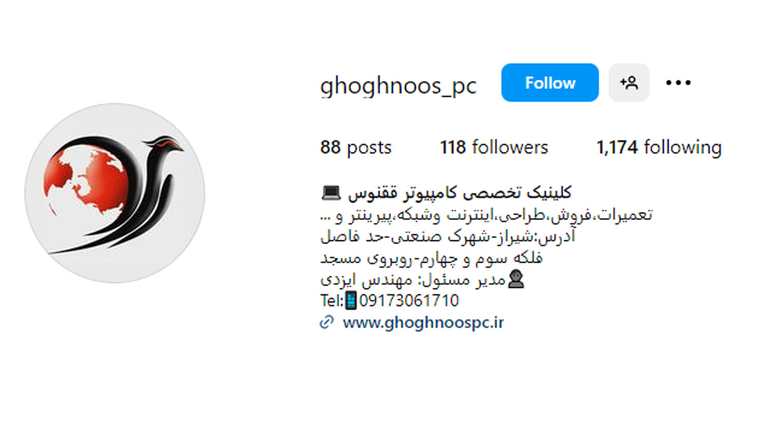 کلینیک تخصصی کامپیوتر ققنوس